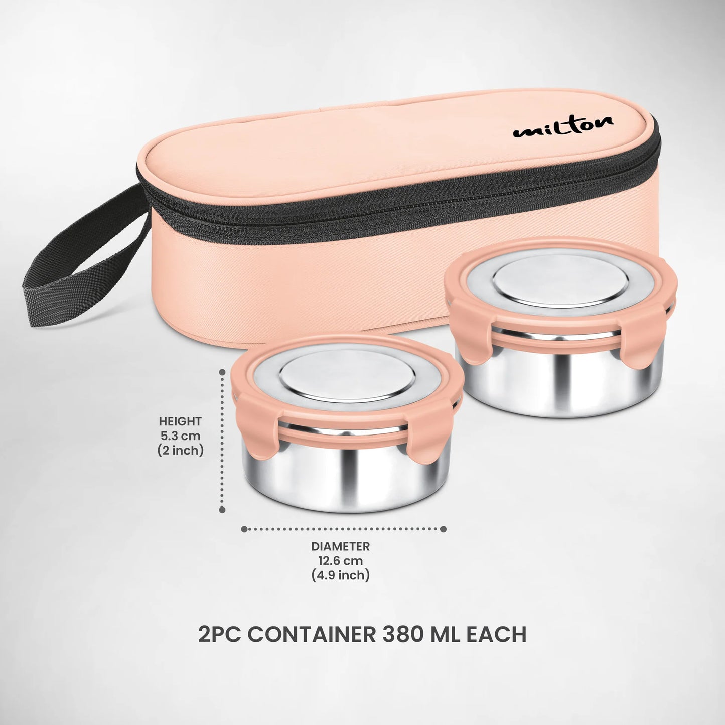 Milton Express Meal Lunchbox Peach