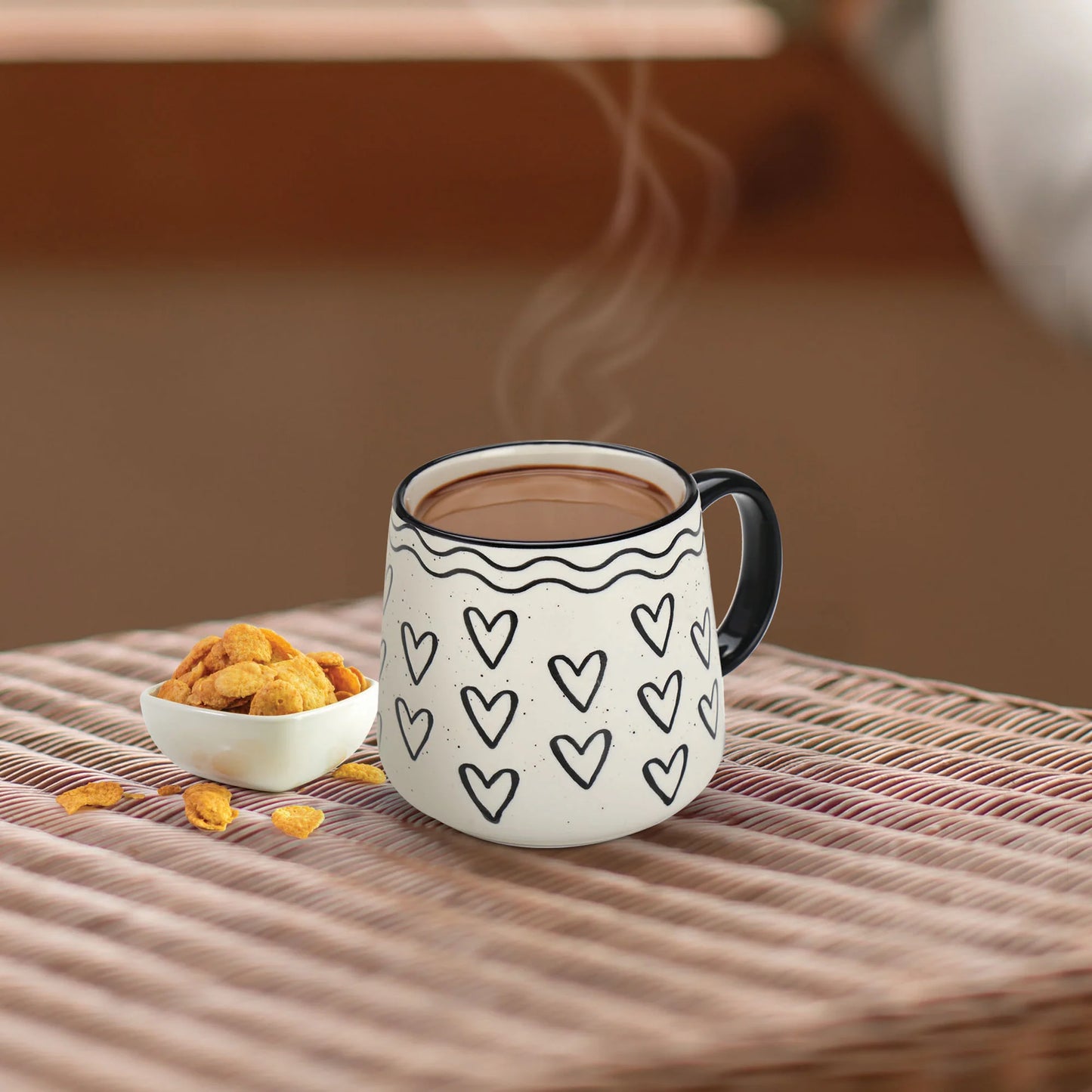 Milton Fable Ceramic Mug Heart Doodle 400ML