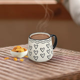Milton Fable Ceramic Mug Heart Doodle 400ML