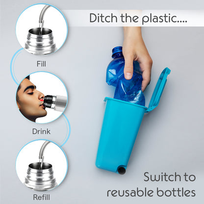 Borosil Thermo Flask Double Wall Bottle 1L