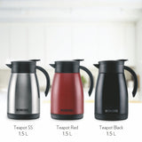 Borosil Insulated Tea Pot, Red, 1.5L