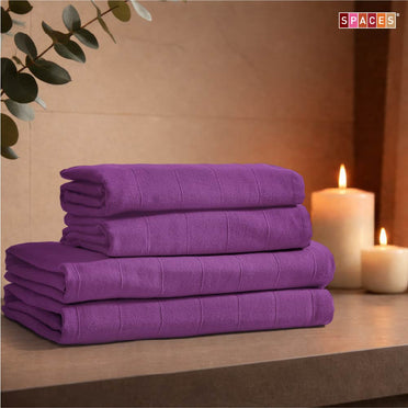 Spaces Freshlite 100% Cotton Bath Towel, 250 GSM, Solid Colours Available
