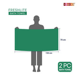 Spaces Freshlite 100% Cotton Bath Towel, 250 GSM, Solid Colours Available