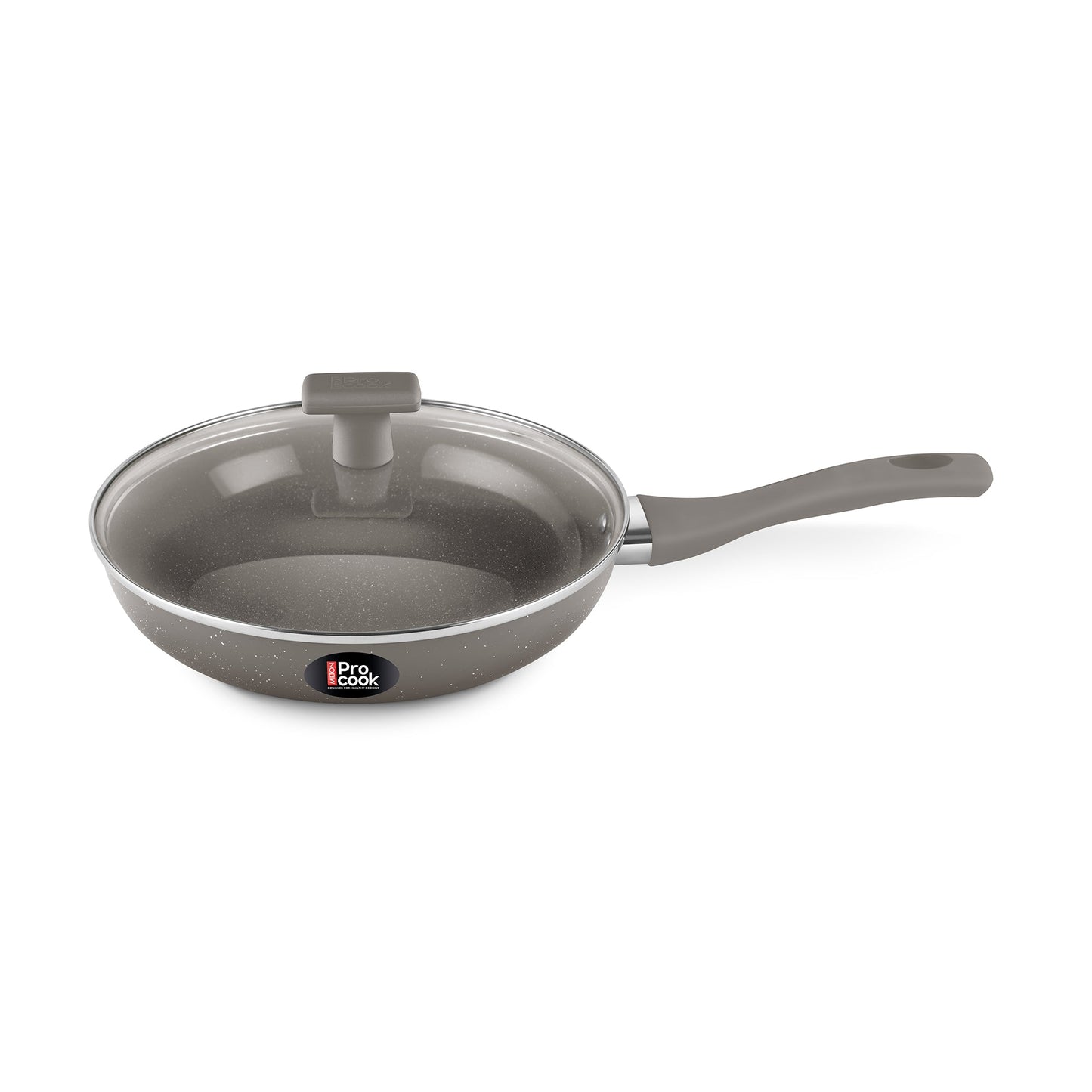 Milton Ceramic Fry Pan With Glass Lid