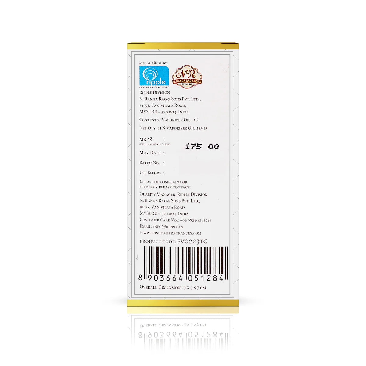 IRIS Celeste Tangerine Vaporizer 15ML