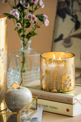 Doft Gilded Fleurette - Cylinder Candle | Gold | Sparkling Citrus