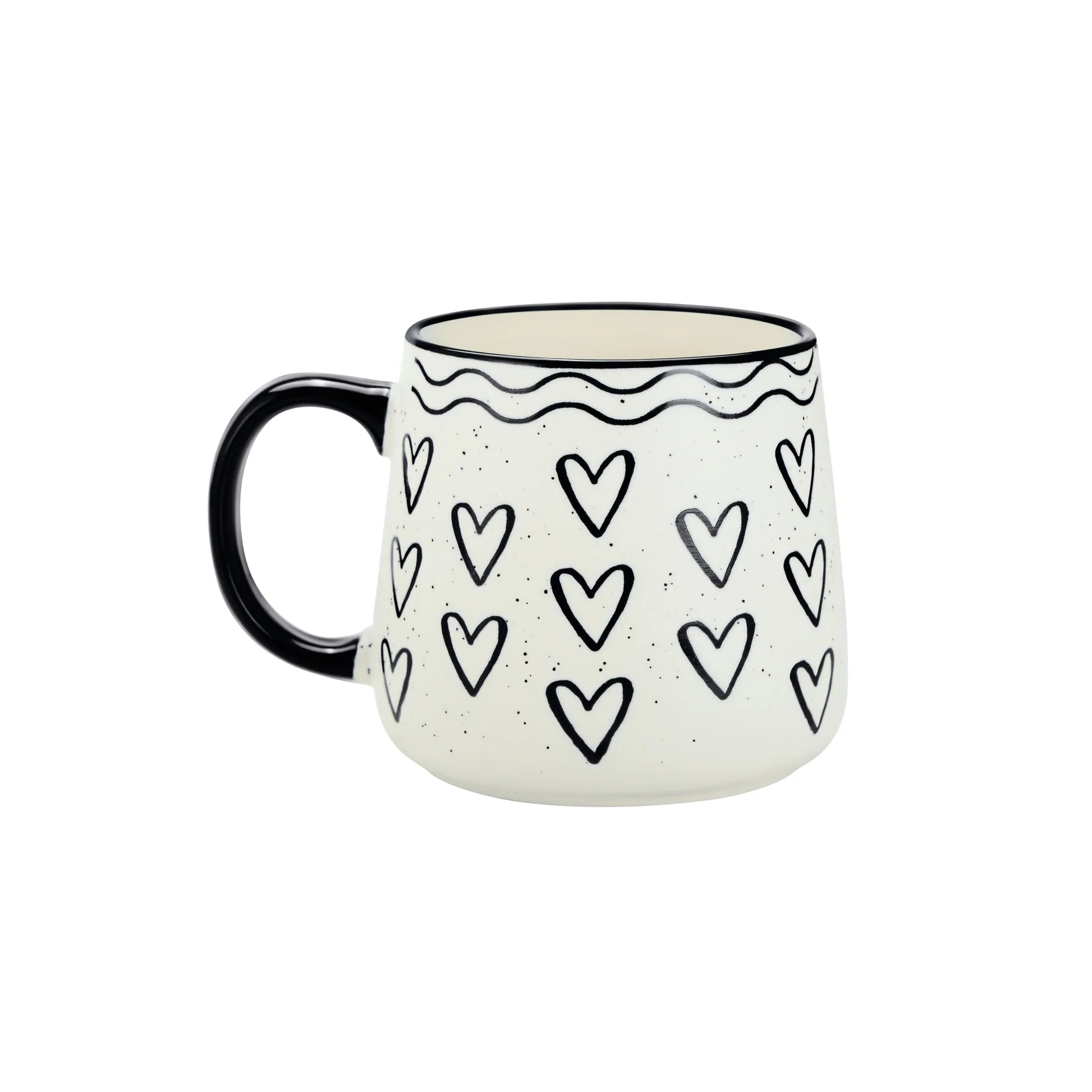 Milton Fable Ceramic Mug Heart Doodle 400ML