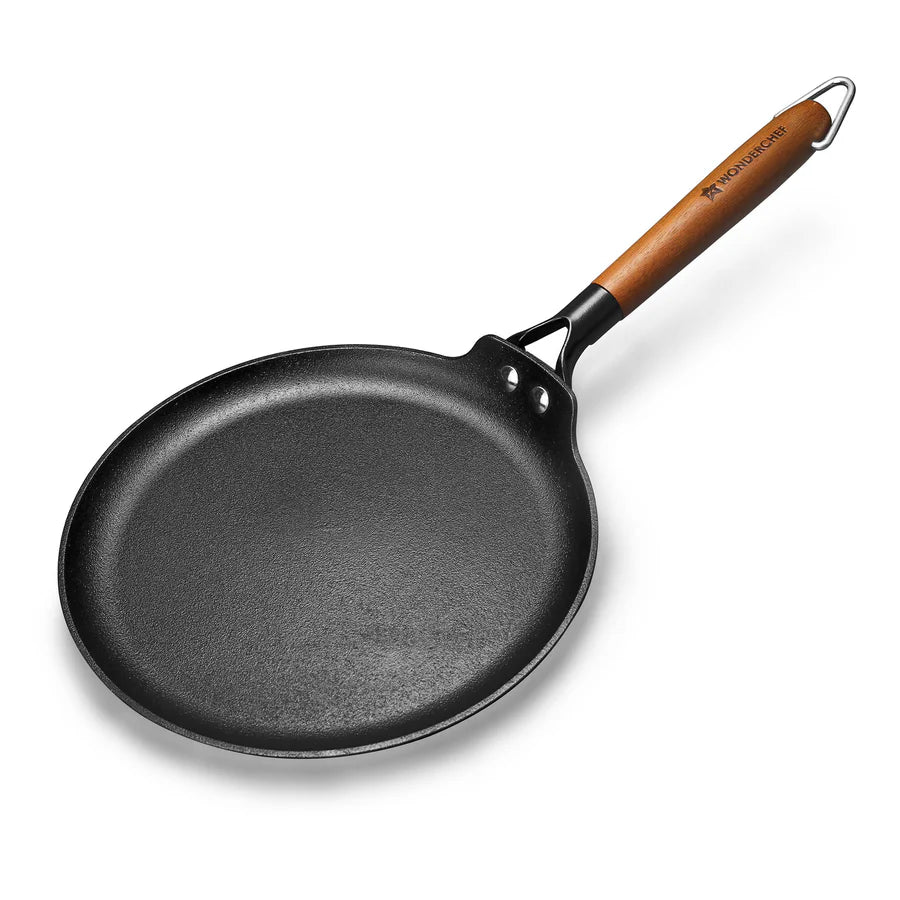 Wonderchef Pre-Seasoned Ferro Light Dosa Tawa 28cm
