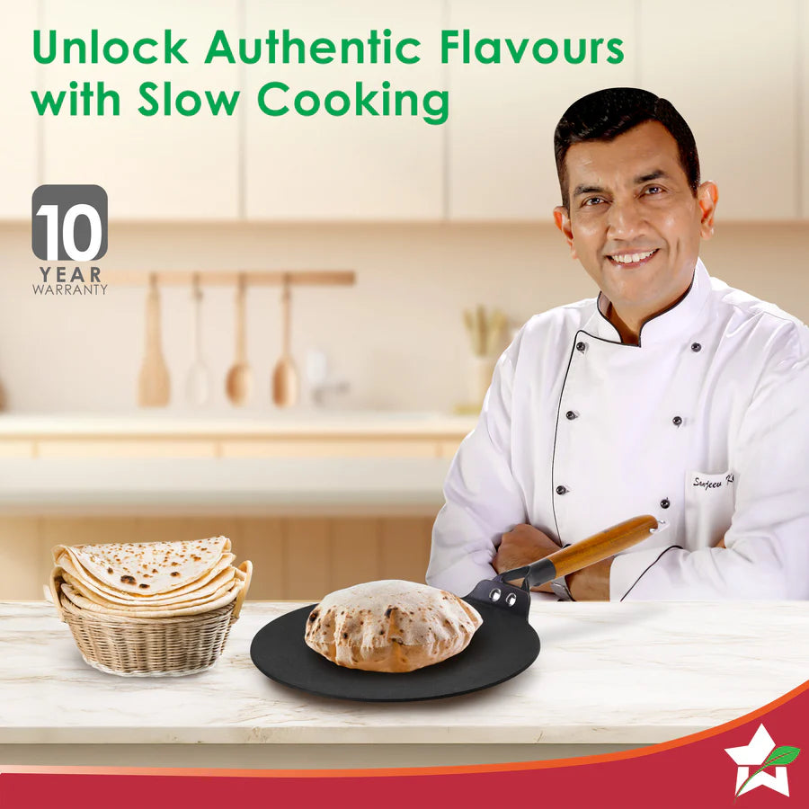 Wonderchef  Ferro Light-weight Cast-iron Roti Tawa  26cm