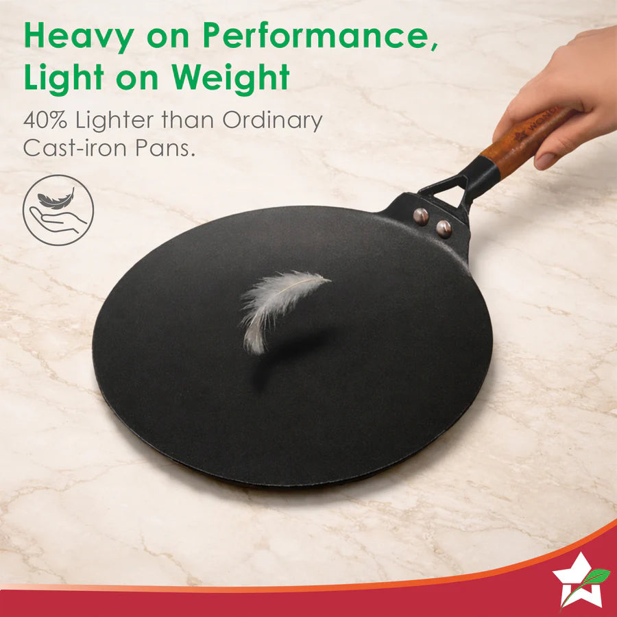 Wonderchef  Ferro Light-weight Cast-iron Roti Tawa  26cm