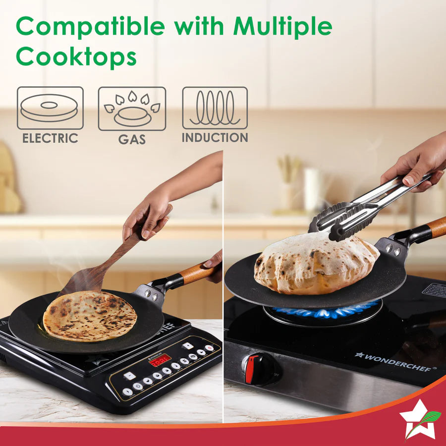 Wonderchef  Ferro Light-weight Cast-iron Roti Tawa  26cm