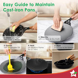 Wonderchef  Ferro Light-weight Cast-iron Roti Tawa  26cm
