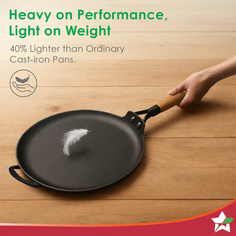 Wonderchef  Ferro Light-weight Cast-iron Dosa Tawa