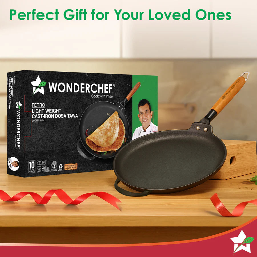 Wonderchef  Ferro Light-weight Cast-iron Dosa Tawa