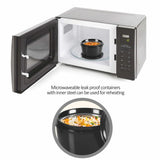 Milton Floret Lunch Box Black