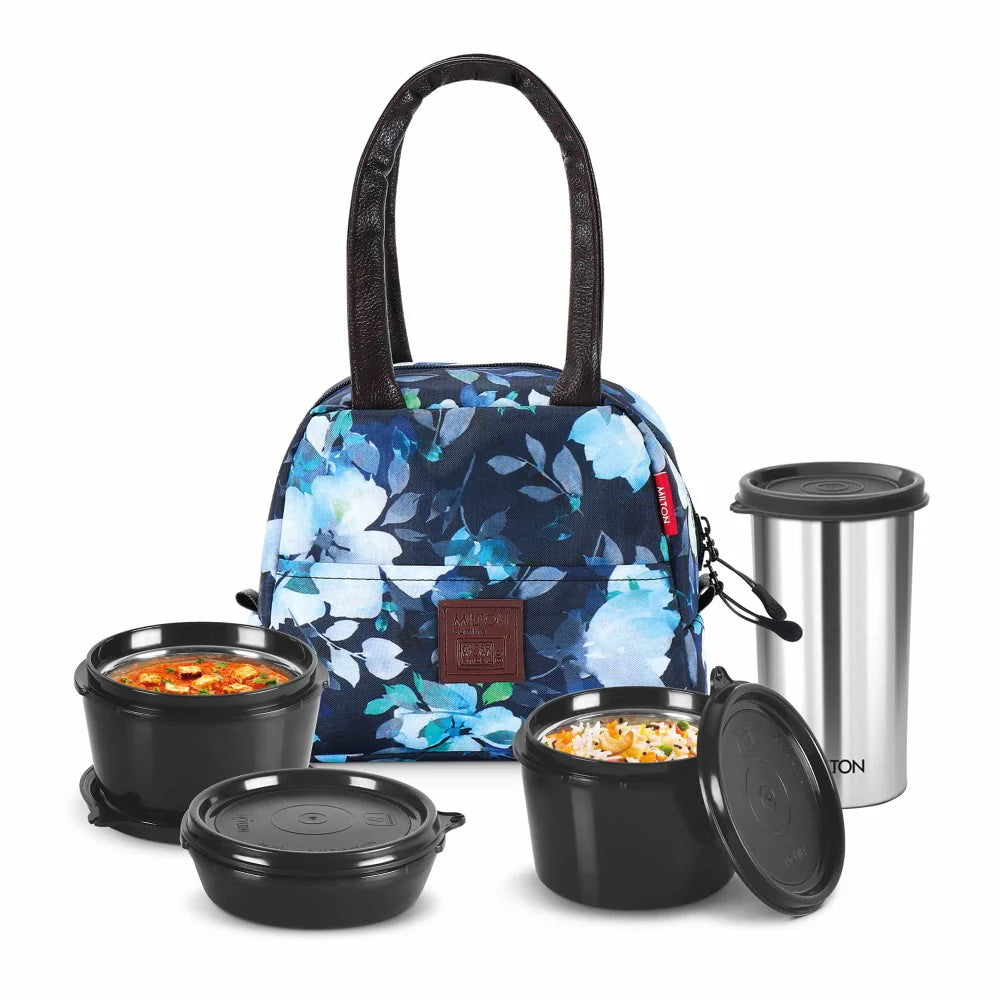 Milton Floret Lunch Box Blue