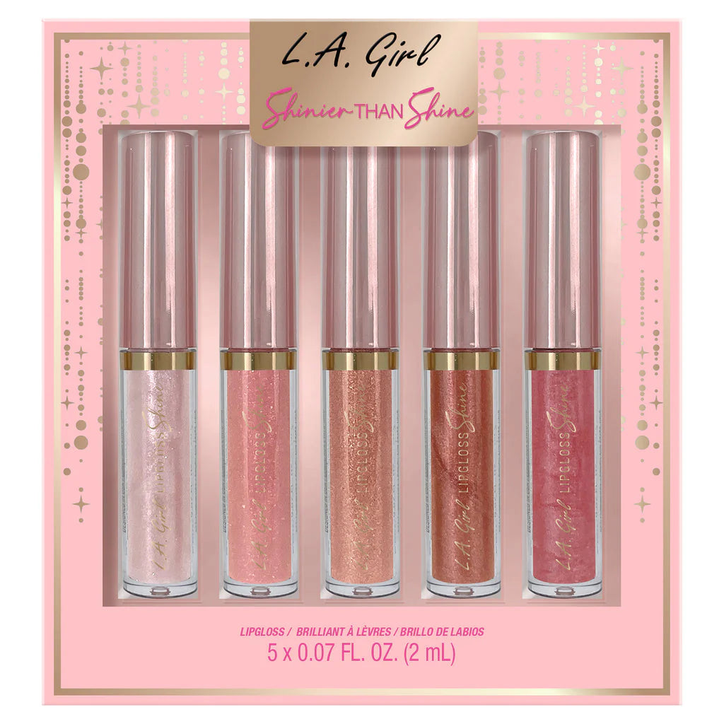 L.A. Girl Shinier Than Shine 5pc Lipgloss Set