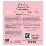 L.A. Girl Shinier Than Shine 5pc Lipgloss Set