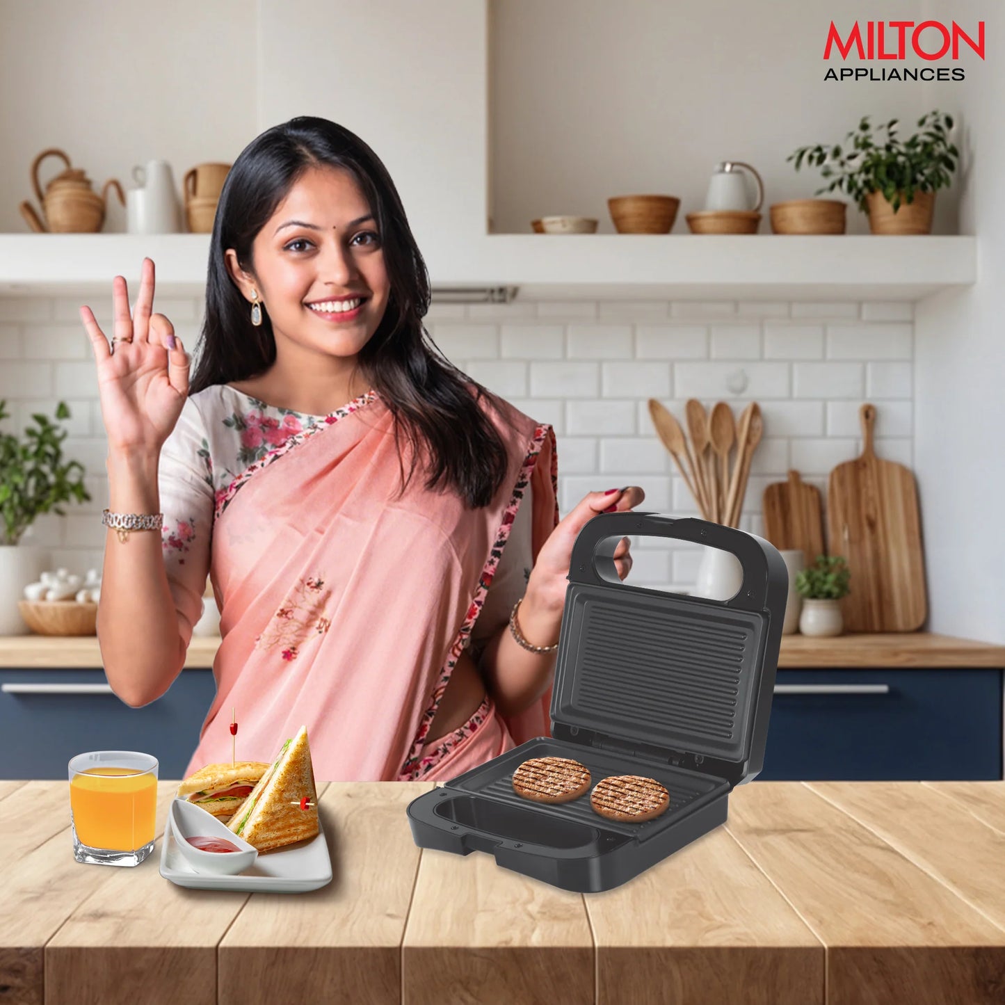 Milton Sandwich Griller  HSG022