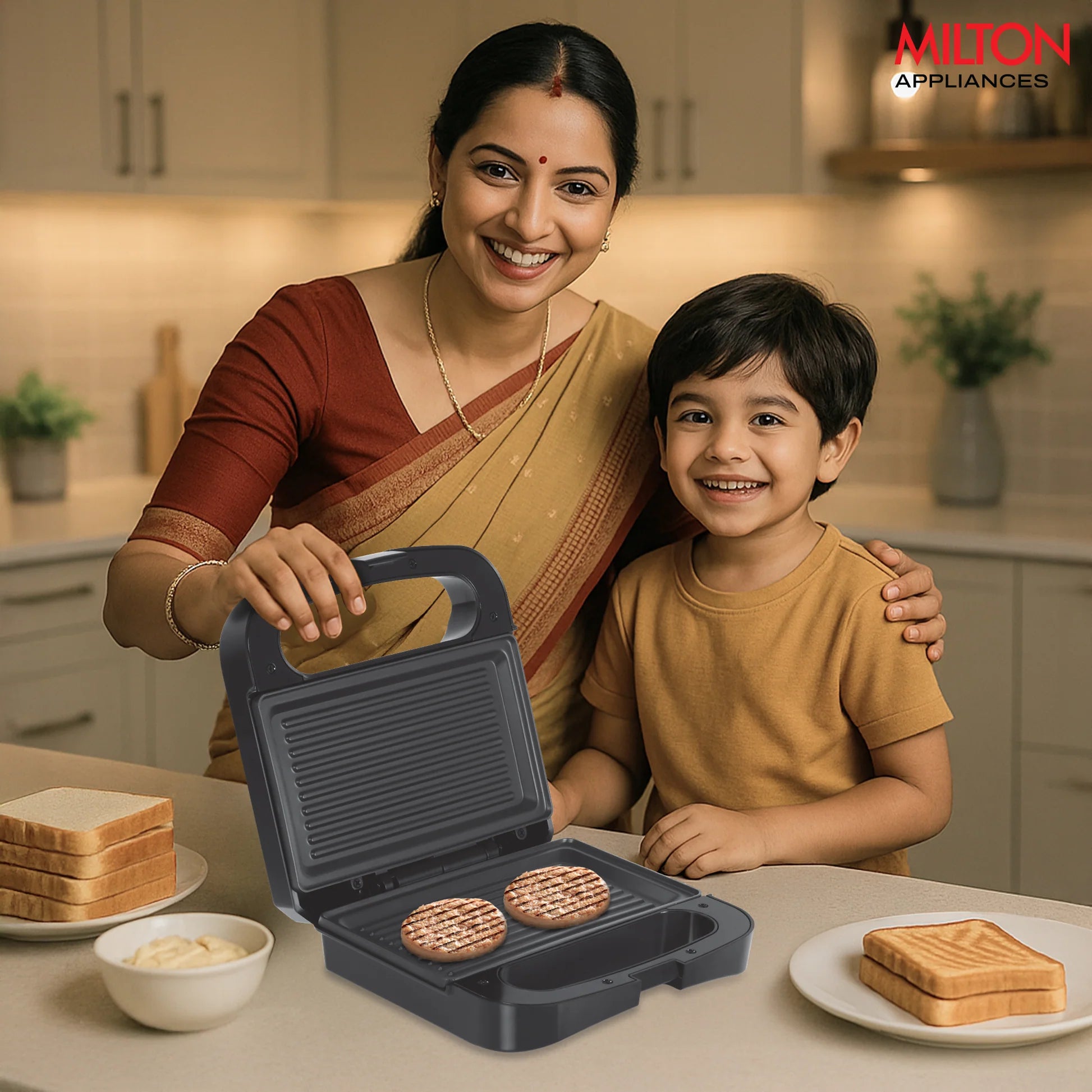Milton Sandwich Griller  HSG022