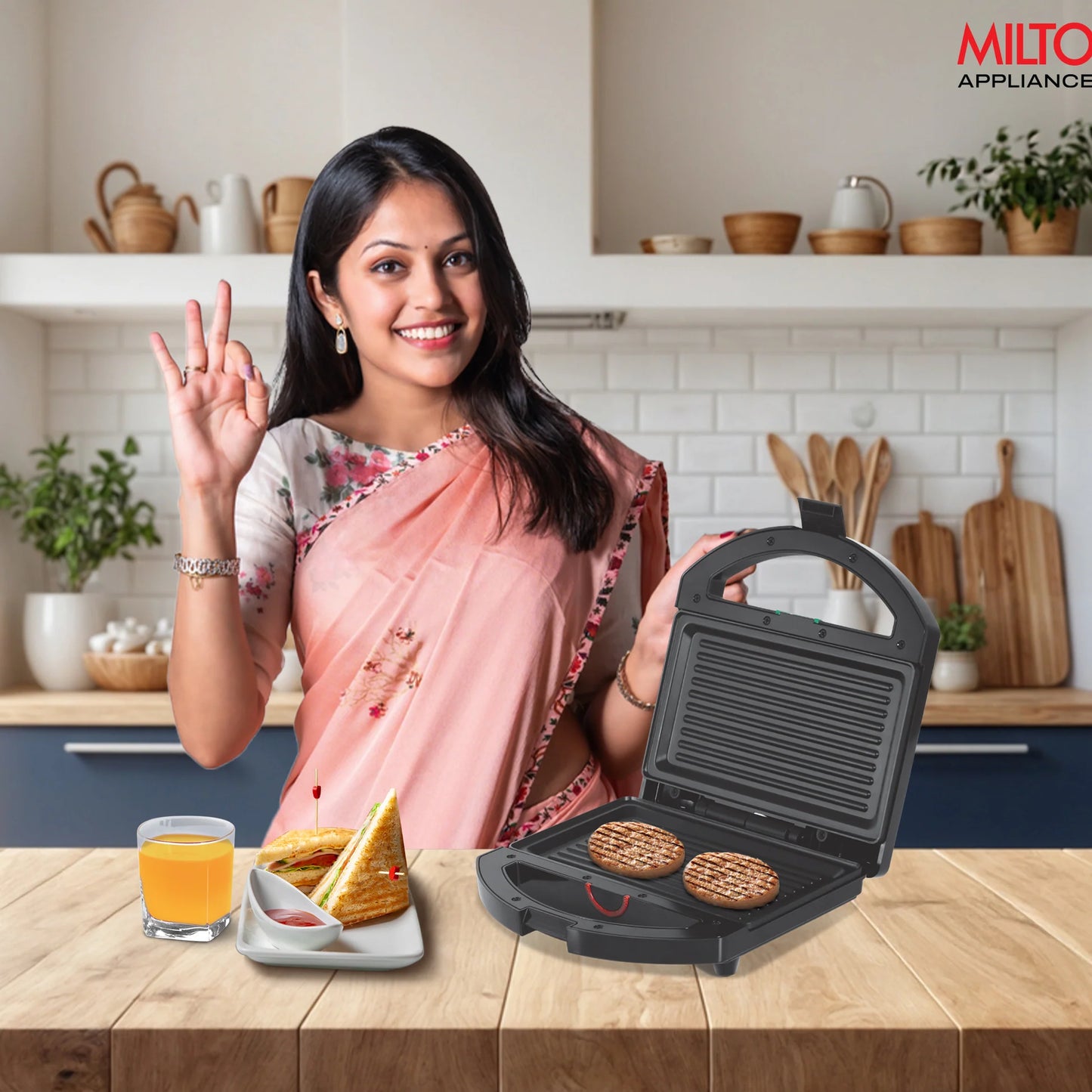 Milton Sandwich Griller HSG044