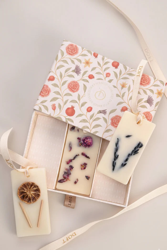 Doft Signature Trio - Wax Tablets | Flower Blossom, Lemongrass and Lavender