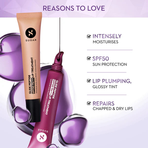 Sugar Glide Peptide SPF50 PA+++ Lip Treatment