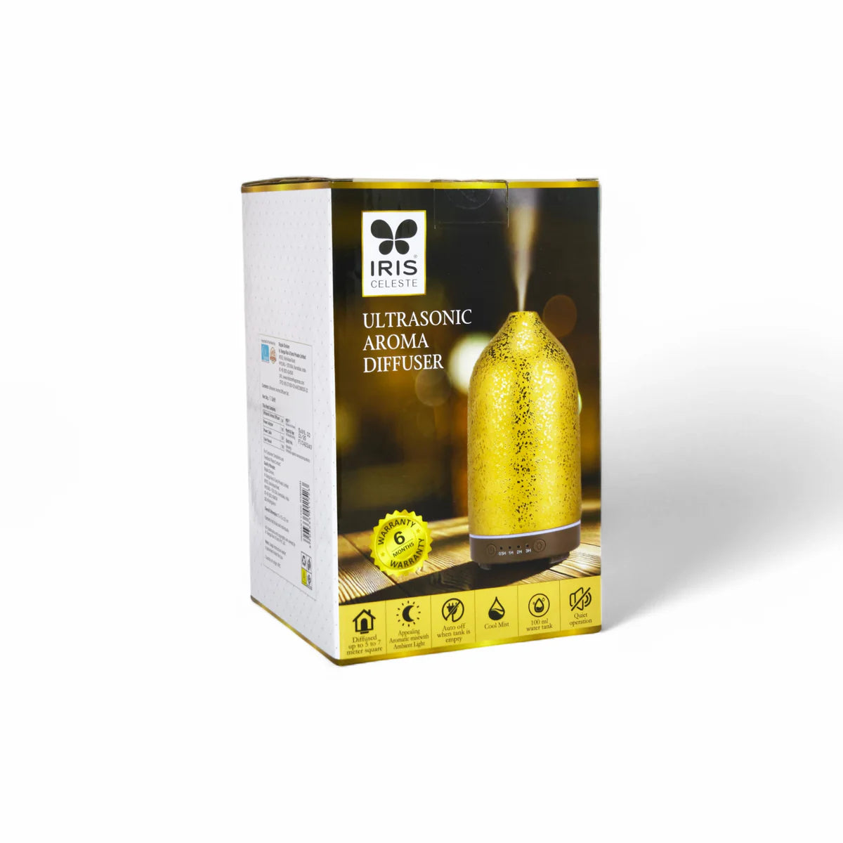 IRIS Celeste Ultrasonic Aroma Diffuser New 100 ml