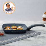 Wonderchef Granite Non-Stick Grill Pan 3.5mm, 24cm, 1.8L