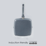 Wonderchef Granite Non-Stick Grill Pan 3.5mm, 24cm, 1.8L