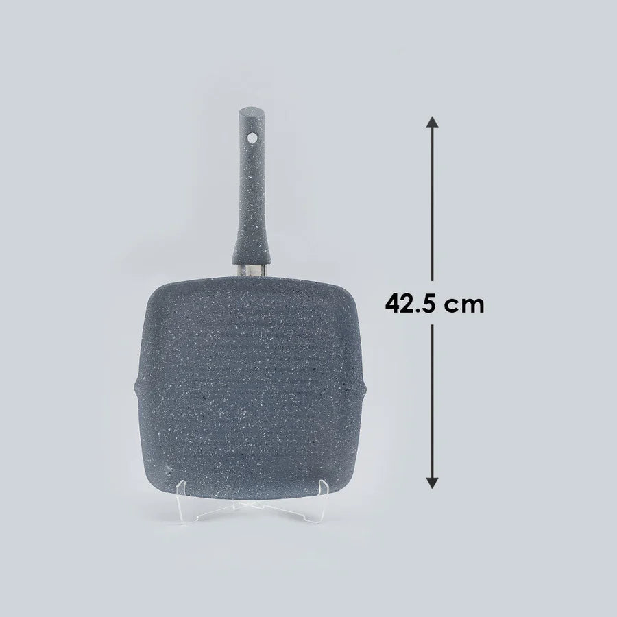 Wonderchef Granite Non-Stick Grill Pan 3.5mm, 24cm, 1.8L
