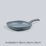 Wonderchef Granite Non-Stick Grill Pan 3.5mm, 24cm, 1.8L
