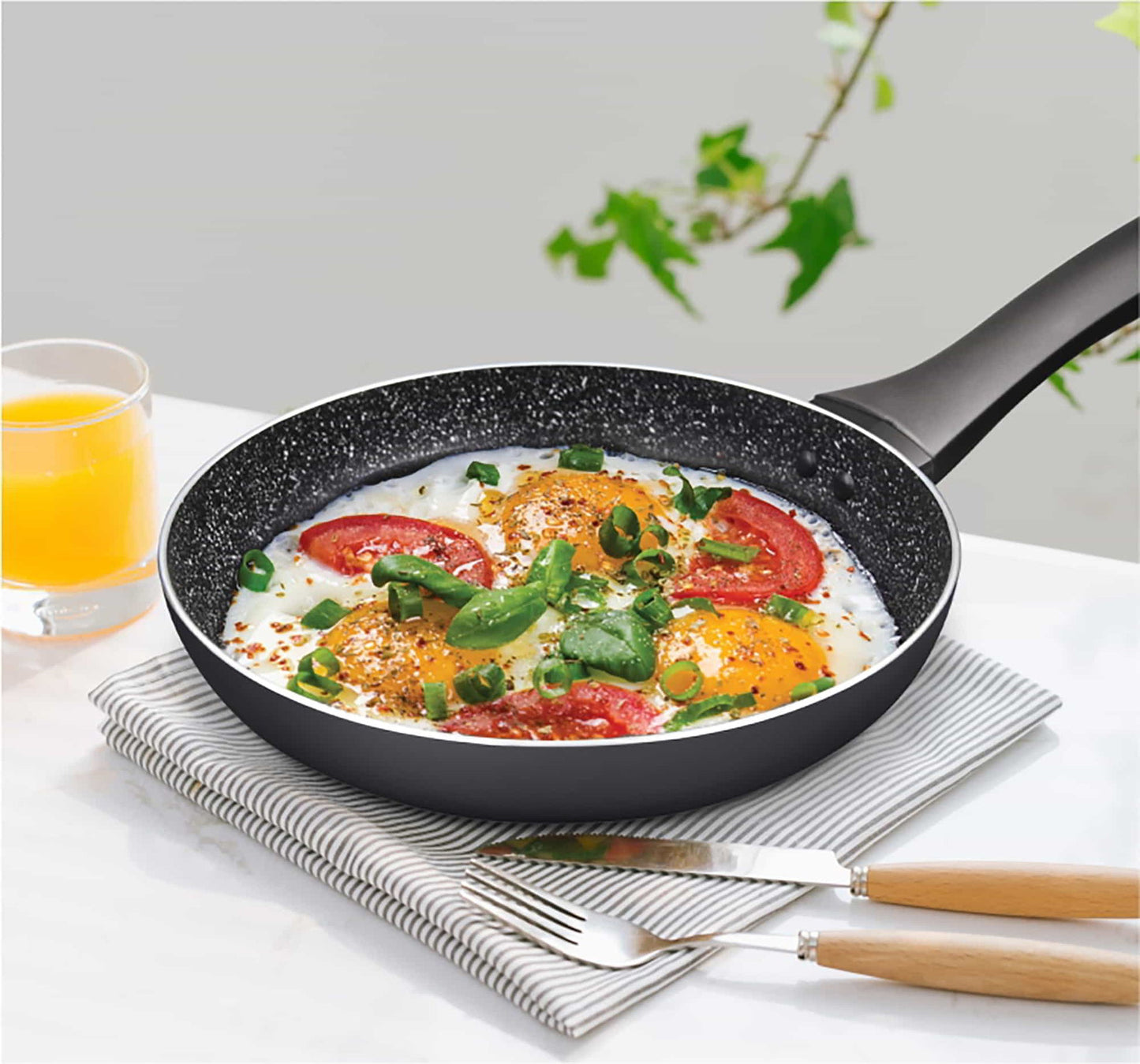 Milton Granito Induction Fry Pan With Lid