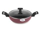 Milton Granito Induction Kadhai with Glass Lid