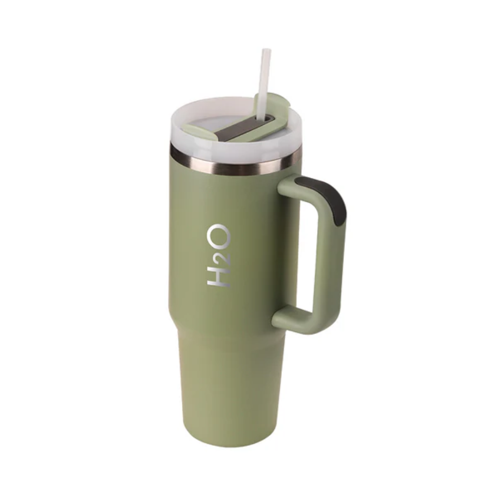Nouvetta Gratify Mug with Straw Green – 1200ML