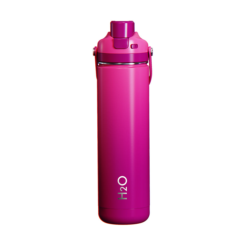Nouvetta Vigor Double Wall Bottle With Magnetic Mount Pink 780ML