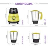 Borosil Max Mixer Grinders 600W