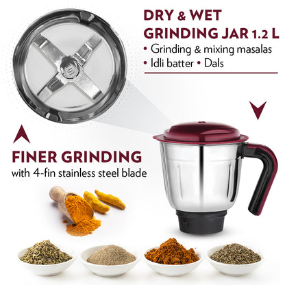 Borosil Duramax Mixer Grinder 750W