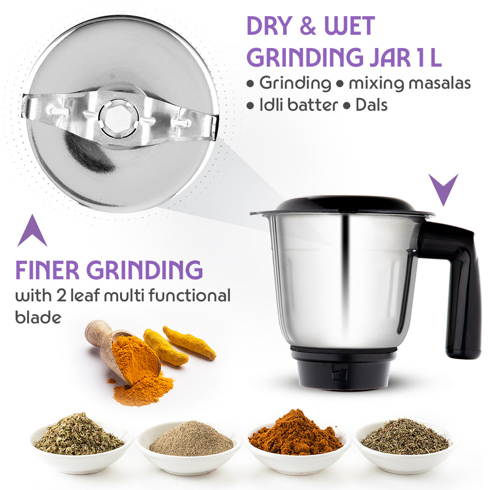 Borosil Silverline RG Mixer Grinders