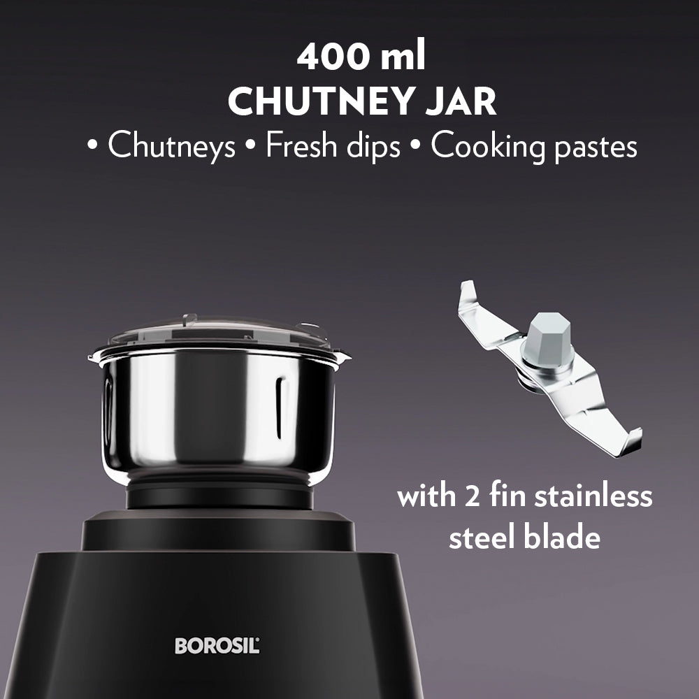 Borosil Silverline Mixer Grinder  750W