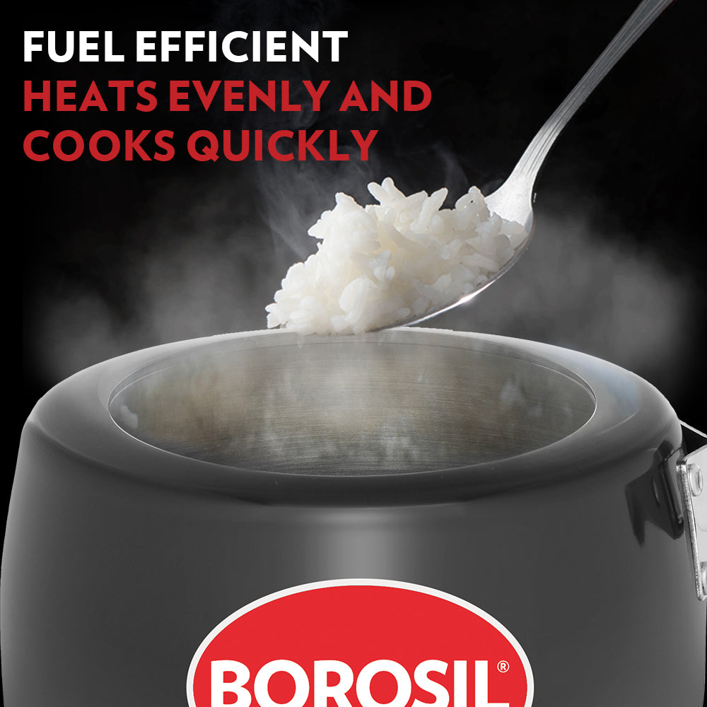 Borosil Pronto Hard Anodised Pressure Cooker