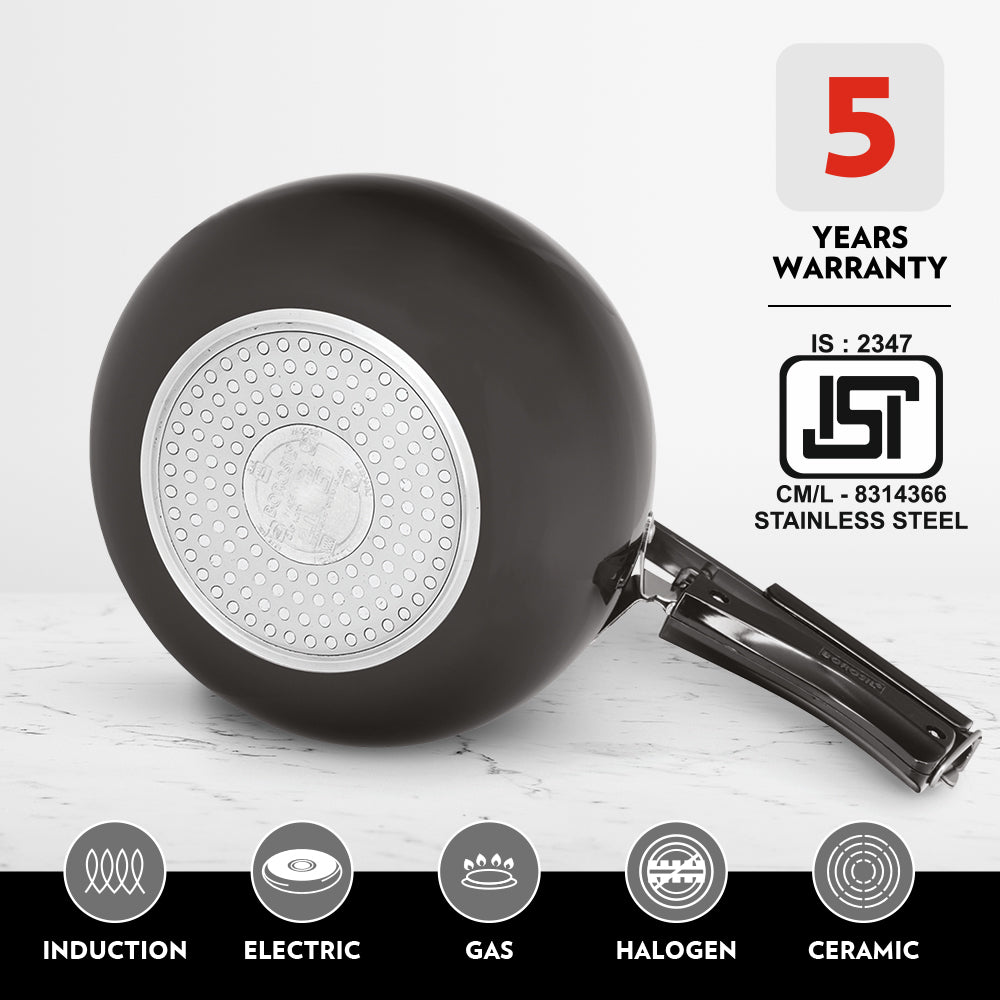Borosil Pronto Hard Anodised Pressure Cooker