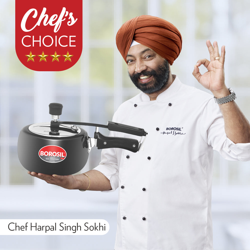 Borosil Pronto Hard Anodised Pressure Cooker