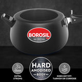 Borosil The Pronto Hard Anodised Pressure Cooker