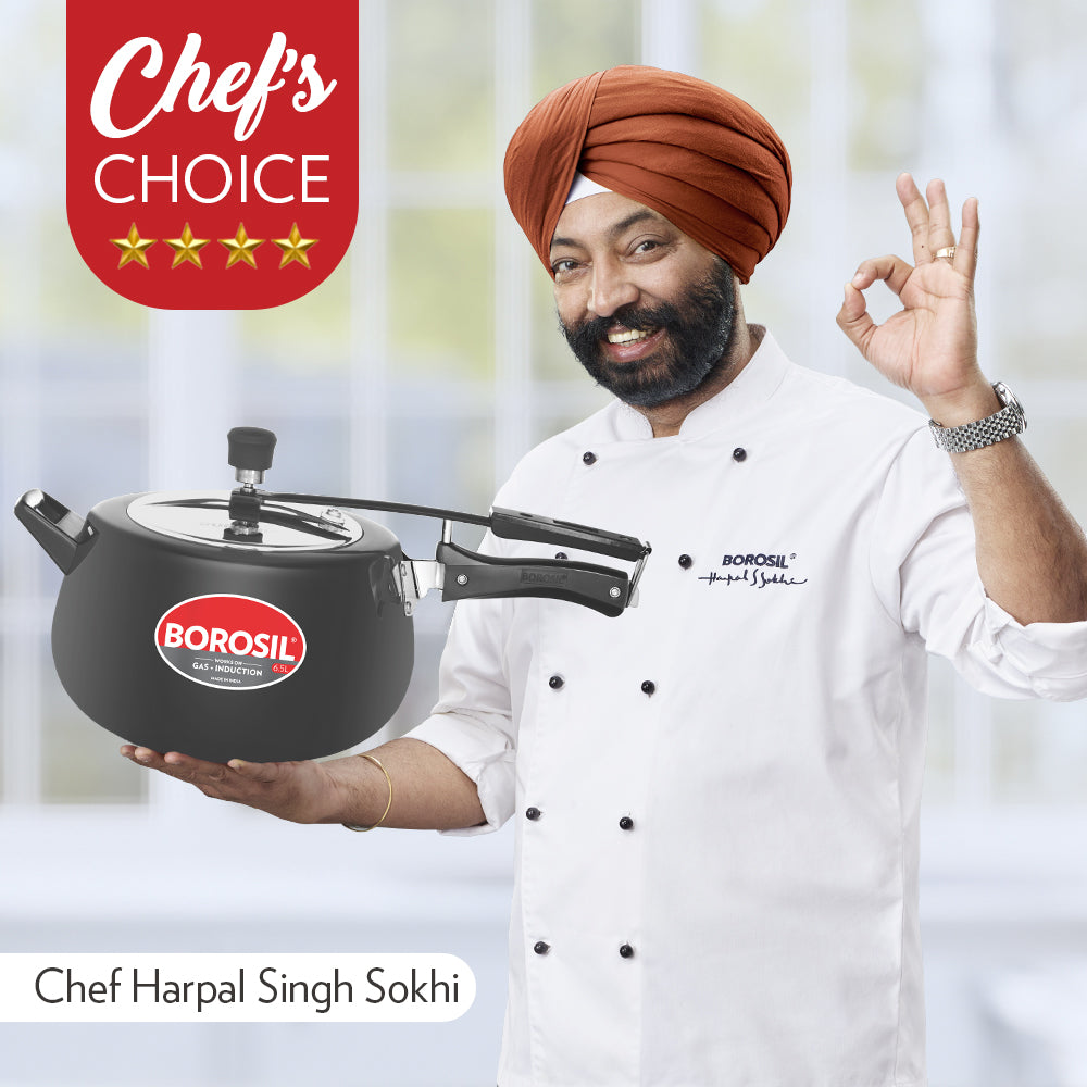 Borosil The Pronto Hard Anodised Pressure Cooker