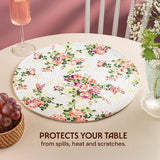 Borosil Amora Premia Table Mats Set of 4, Dia 5 Inch