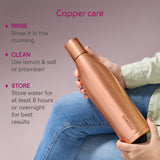 Borosil Gemini Plain Copper Bottle