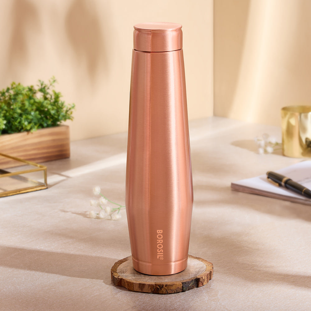Borosil Orra Plain Copper Bottle