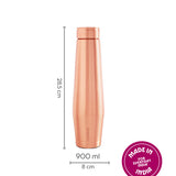 Borosil Orra Plain Copper Bottle