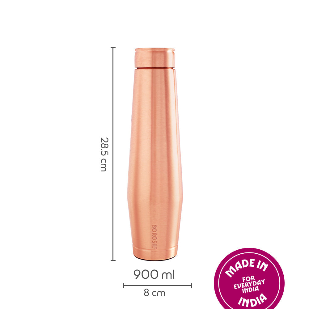 Borosil Orra Plain Copper Bottle